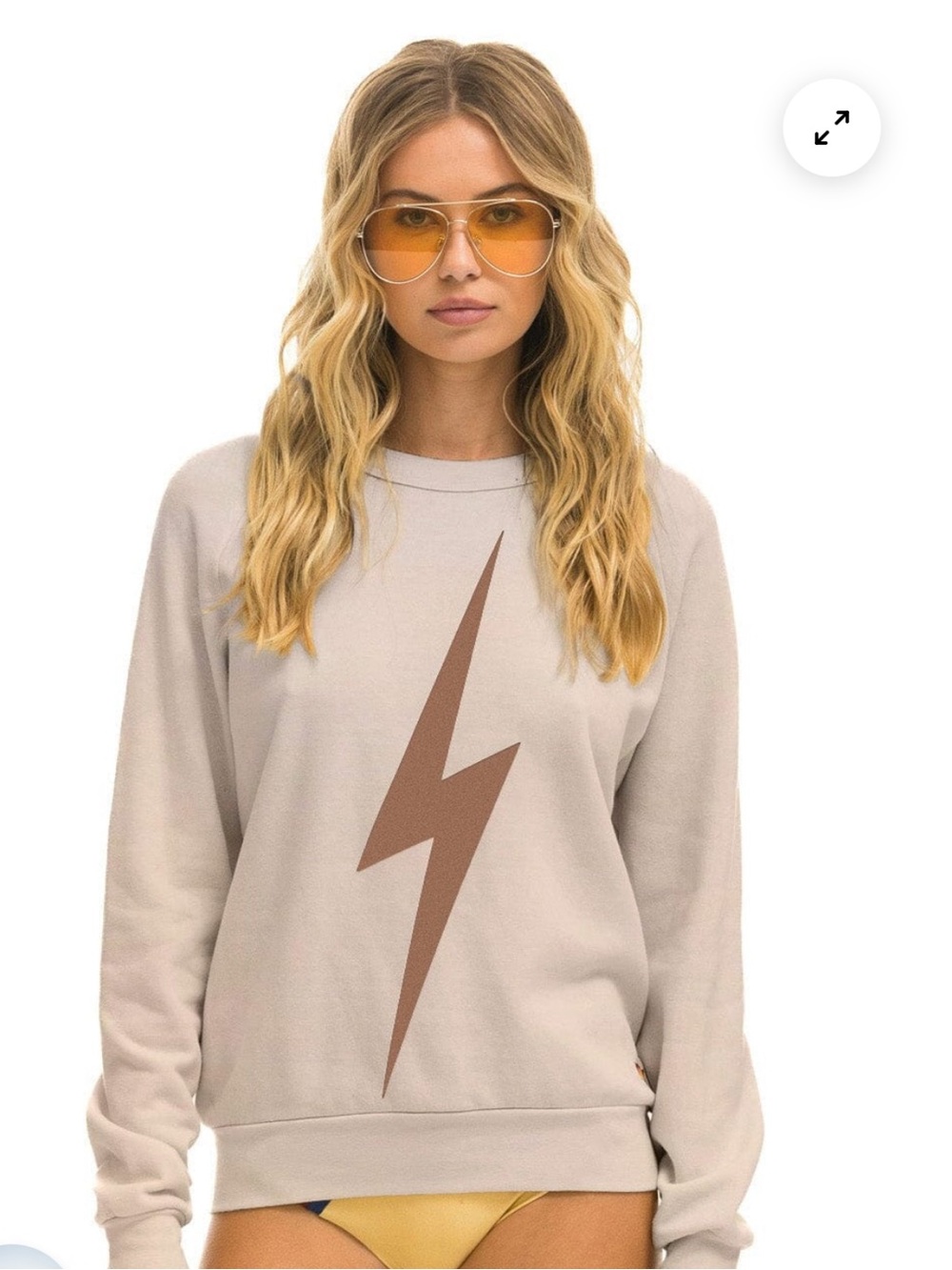 Aviator Nation Lightning Bolt Sweatshirt size XL